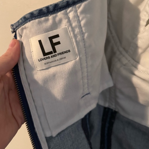 Lovers and Friends Alexis Bustier Mini Denim Dress - size M - Picture 8 of 16